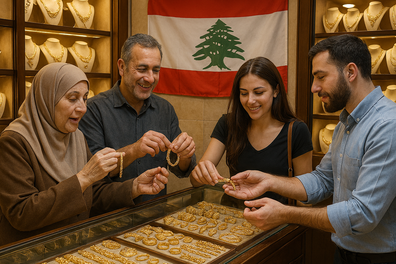 How can we invest gold in Lebanon?